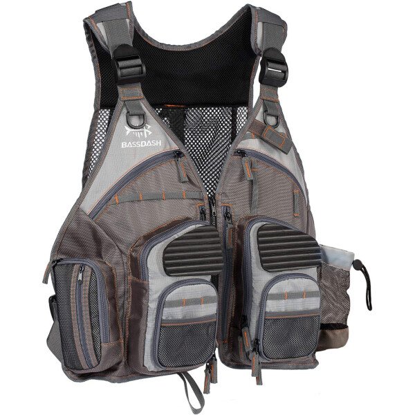 BASSDASH Chaleco de pesca ajustable para hombres y mujeres, para pesca con mosca y actividades al aire libre - Imagen 40