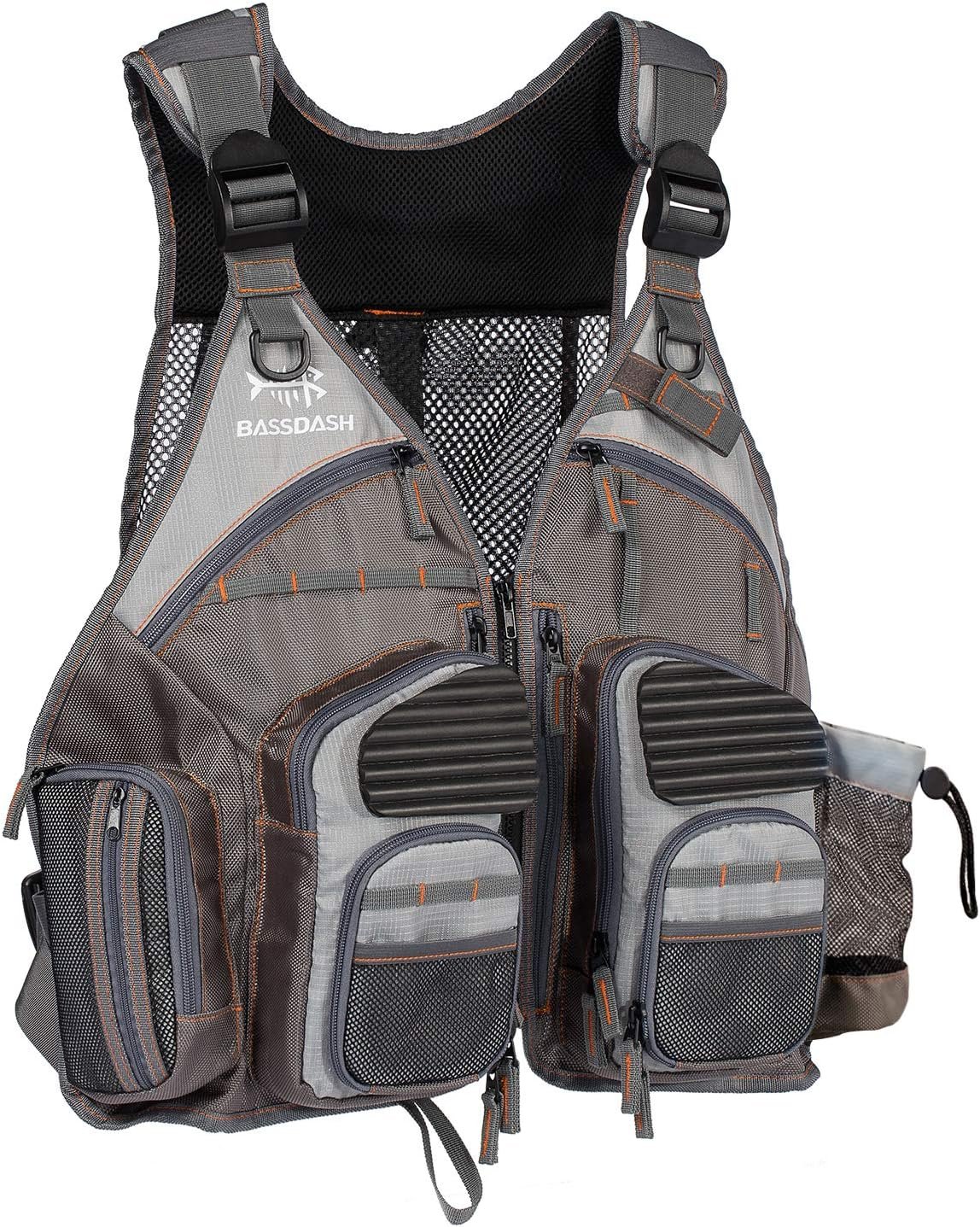 BASSDASH Chaleco de pesca ajustable para hombres y mujeres, para pesca con mosca y actividades al aire libre - Imagen 40