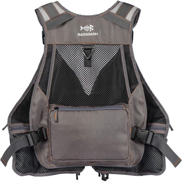 BASSDASH Chaleco de pesca ajustable para hombres y mujeres, para pesca con mosca y actividades al aire libre - Imagen 45