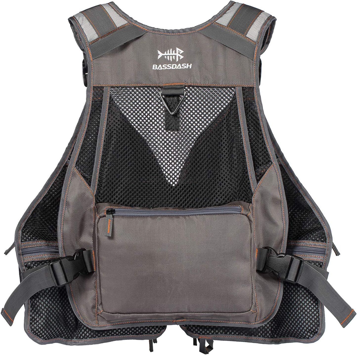 BASSDASH Chaleco de pesca ajustable para hombres y mujeres, para pesca con mosca y actividades al aire libre - Imagen 45