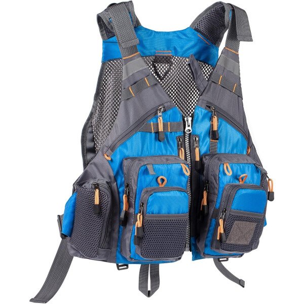 BASSDASH Chaleco de pesca ajustable para hombres y mujeres, para pesca con mosca y actividades al aire libre - Imagen 46