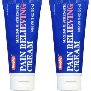 Rugby Crema para aliviar el dolor de máxima fuerza, fabricada con mentol y salicilato de metilo, ofrece alivio temporal del dolor articular y muscular, 3 onzas (paquete de 2)