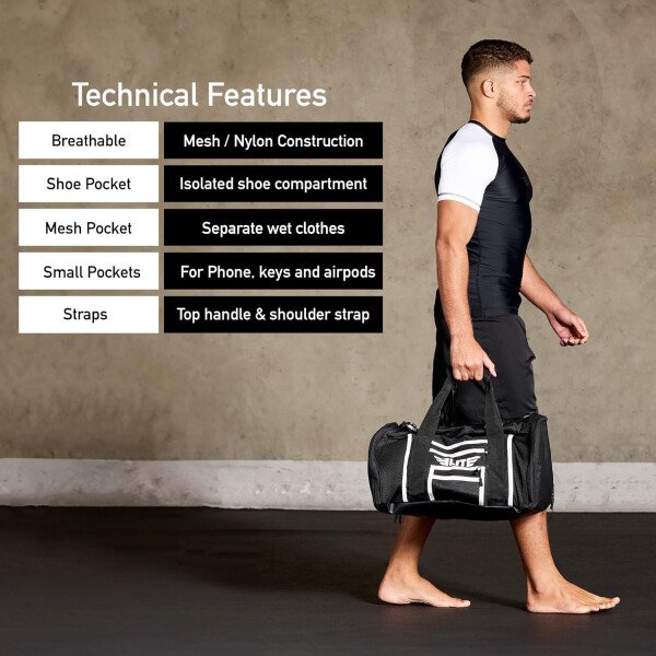 Elite Sports Bolsa de lona para gimnasio de boxeo para MMA, BJJ, equipo de Jiu Jitsu, bolsa de boxeo para gimnasio atlético - Imagen 8
