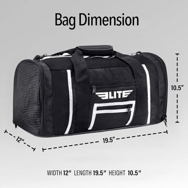 Elite Sports Bolsa de lona para gimnasio de boxeo para MMA, BJJ, equipo de Jiu Jitsu, bolsa de boxeo para gimnasio atlético - Imagen 11