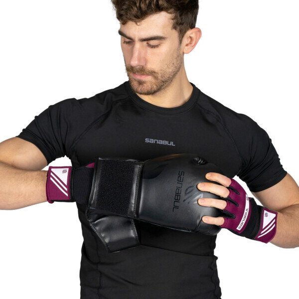 Sanabul Vendas de mano de boxeo de gel para hombres y mujeres Muay Thai MMA Kickboxing Quick Wraps Guantes interiores de boxeo Protección de nudillos de muñeca - Imagen 36