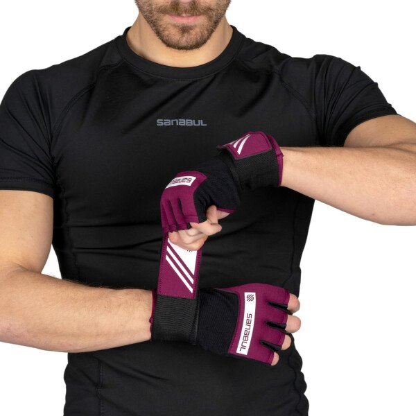 Sanabul Vendas de mano de boxeo de gel para hombres y mujeres Muay Thai MMA Kickboxing Quick Wraps Guantes interiores de boxeo Protección de nudillos de muñeca - Imagen 39