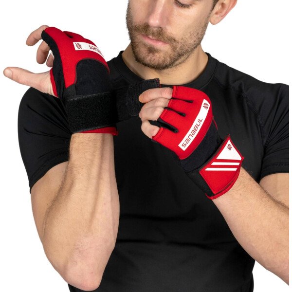 Sanabul Vendas de mano de boxeo de gel para hombres y mujeres Muay Thai MMA Kickboxing Quick Wraps Guantes interiores de boxeo Protección de nudillos de muñeca - Imagen 55