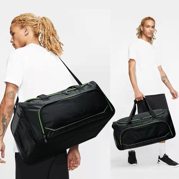 Bolsa de gimnasio para hombre, 21 pulgadas, grande, para viajes y deportes, Negro - - Imagen 47