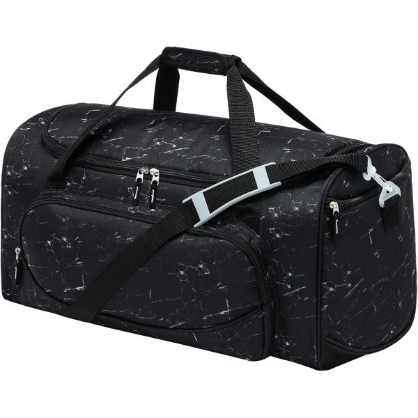 Bolsa de gimnasio para hombre, 21 pulgadas, grande, para viajes y deportes, Negro - - Imagen 51