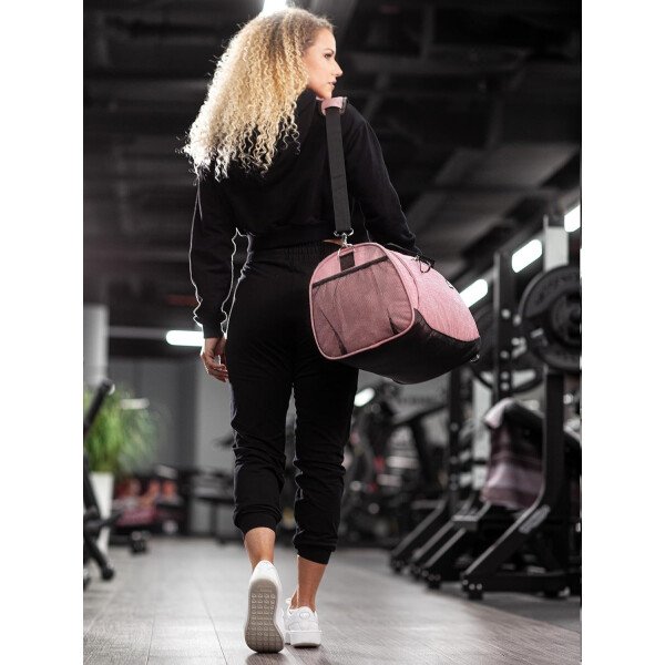Fitgriff® Bolsa de gimnasio para hombres y mujeres con compartimento para zapatos y artículos húmedos, bolsa de lona para viajes, deportes, fitness y entrenamiento - Imagen 32