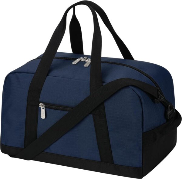 Pequeña bolsa de gimnasio de 14 pulgadas, ligera, de transporte, mini bolsa de lona para viajes y deportes, Negro -, Bolsa de gimnasio pequeña - Imagen 16