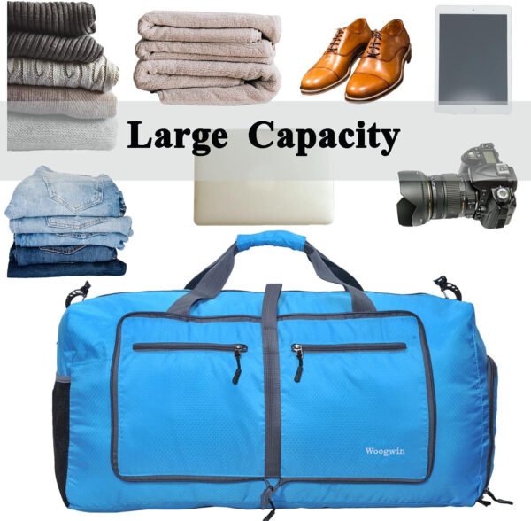 Woogwin Bolsa de viaje grande plegable impermeable para la playa, natación, piscina, deportes, gimnasio - Imagen 13