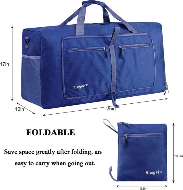 Woogwin Bolsa de viaje grande plegable impermeable para la playa, natación, piscina, deportes, gimnasio - Imagen 36