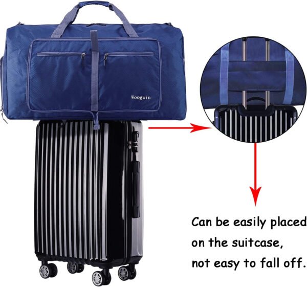 Woogwin Bolsa de viaje grande plegable impermeable para la playa, natación, piscina, deportes, gimnasio - Imagen 37