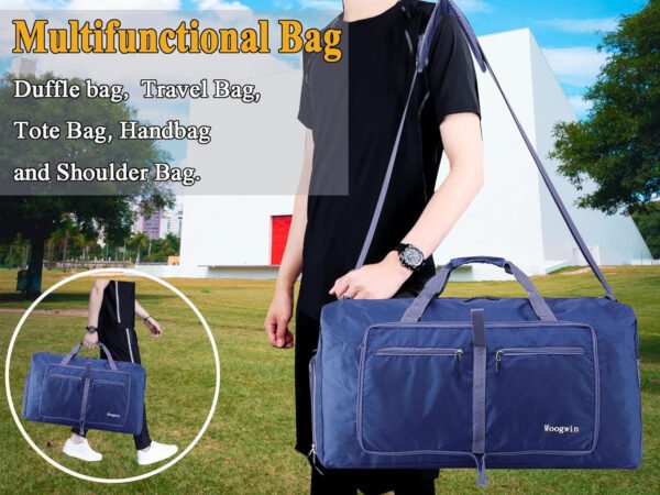 Woogwin Bolsa de viaje grande plegable impermeable para la playa, natación, piscina, deportes, gimnasio - Imagen 40