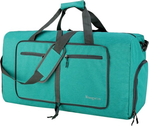 Woogwin Bolsa de viaje grande plegable impermeable para la playa, natación, piscina, deportes, gimnasio - Imagen 42