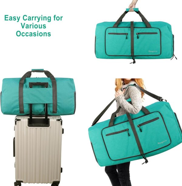 Woogwin Bolsa de viaje grande plegable impermeable para la playa, natación, piscina, deportes, gimnasio - Imagen 45