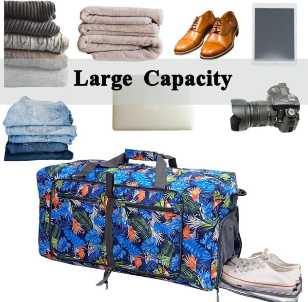 Woogwin Bolsa de viaje grande plegable impermeable para la playa, natación, piscina, deportes, gimnasio - Imagen 52