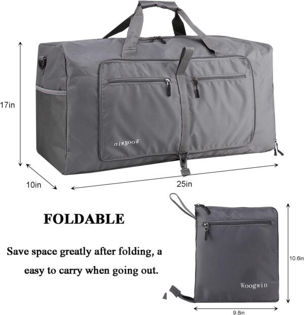 Woogwin Bolsa de viaje grande plegable impermeable para la playa, natación, piscina, deportes, gimnasio - Imagen 55
