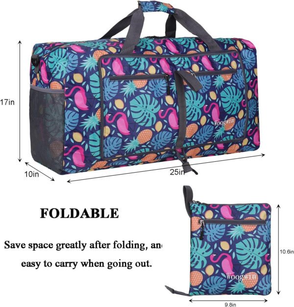 Woogwin Bolsa de viaje grande plegable impermeable para la playa, natación, piscina, deportes, gimnasio - Imagen 68