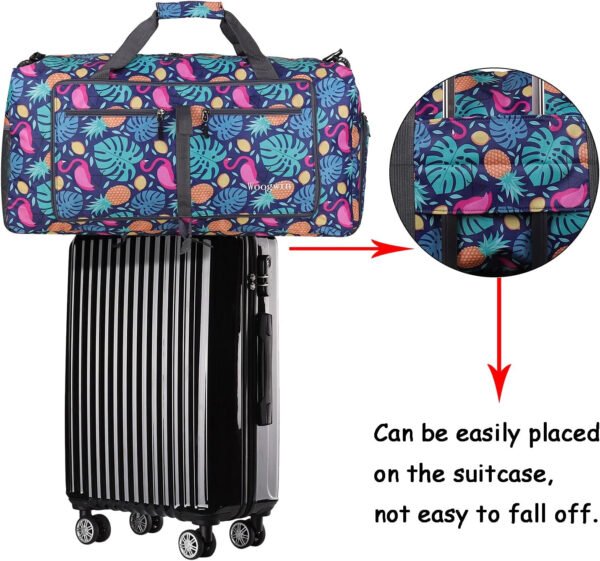 Woogwin Bolsa de viaje grande plegable impermeable para la playa, natación, piscina, deportes, gimnasio - Imagen 69