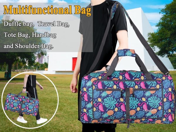 Woogwin Bolsa de viaje grande plegable impermeable para la playa, natación, piscina, deportes, gimnasio - Imagen 72