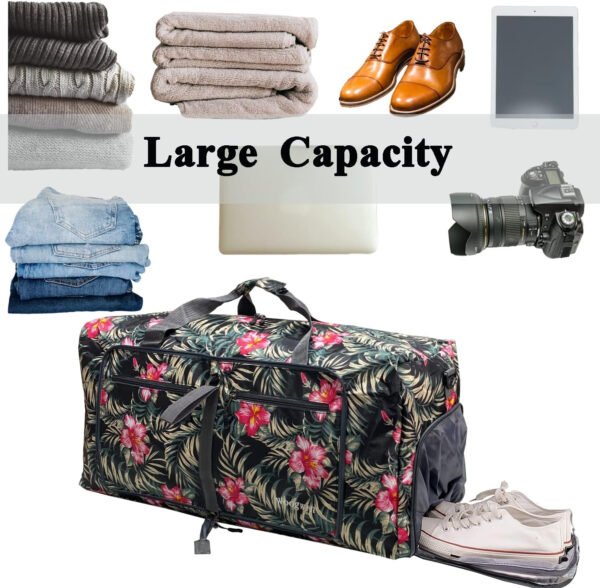 Woogwin Bolsa de viaje grande plegable impermeable para la playa, natación, piscina, deportes, gimnasio - Imagen 88