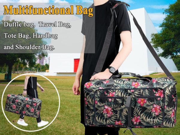 Woogwin Bolsa de viaje grande plegable impermeable para la playa, natación, piscina, deportes, gimnasio - Imagen 89
