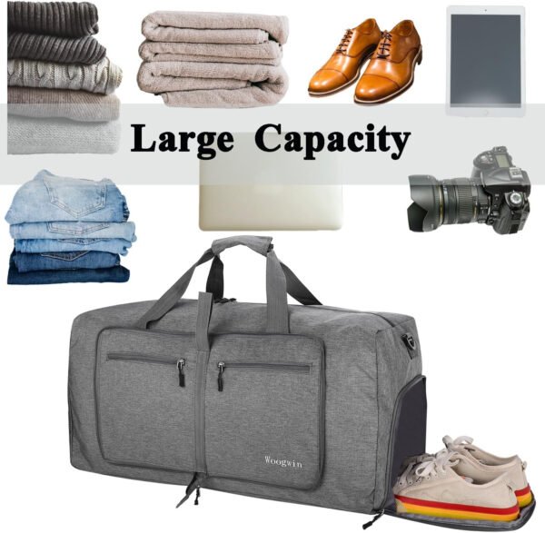 Woogwin Bolsa de viaje grande plegable impermeable para la playa, natación, piscina, deportes, gimnasio - Imagen 95