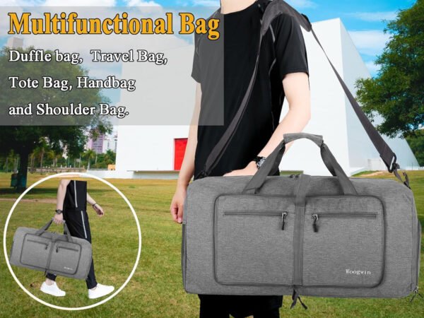 Woogwin Bolsa de viaje grande plegable impermeable para la playa, natación, piscina, deportes, gimnasio - Imagen 96