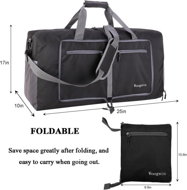 Woogwin Bolsa de viaje grande plegable impermeable para la playa, natación, piscina, deportes, gimnasio - Imagen 98