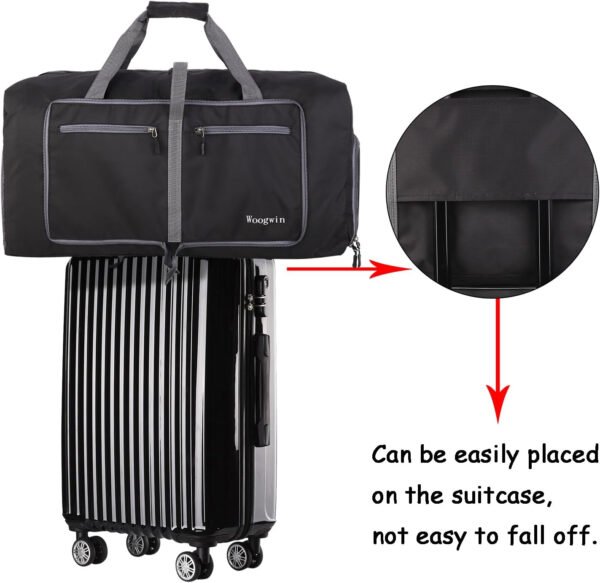 Woogwin Bolsa de viaje grande plegable impermeable para la playa, natación, piscina, deportes, gimnasio - Imagen 99