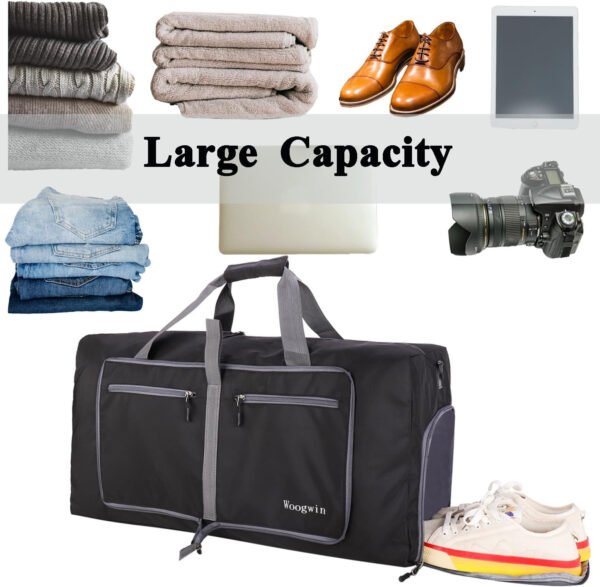 Woogwin Bolsa de viaje grande plegable impermeable para la playa, natación, piscina, deportes, gimnasio - Imagen 101