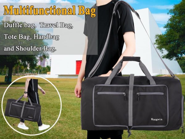 Woogwin Bolsa de viaje grande plegable impermeable para la playa, natación, piscina, deportes, gimnasio - Imagen 102