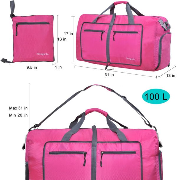 Woogwin Bolsa de viaje grande plegable impermeable para la playa, natación, piscina, deportes, gimnasio - Imagen 115