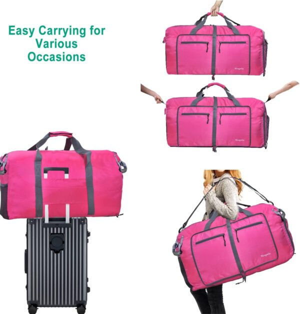 Woogwin Bolsa de viaje grande plegable impermeable para la playa, natación, piscina, deportes, gimnasio - Imagen 117