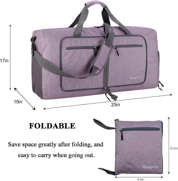 Woogwin Bolsa de viaje grande plegable impermeable para la playa, natación, piscina, deportes, gimnasio - Imagen 121