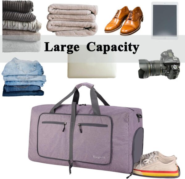 Woogwin Bolsa de viaje grande plegable impermeable para la playa, natación, piscina, deportes, gimnasio - Imagen 122