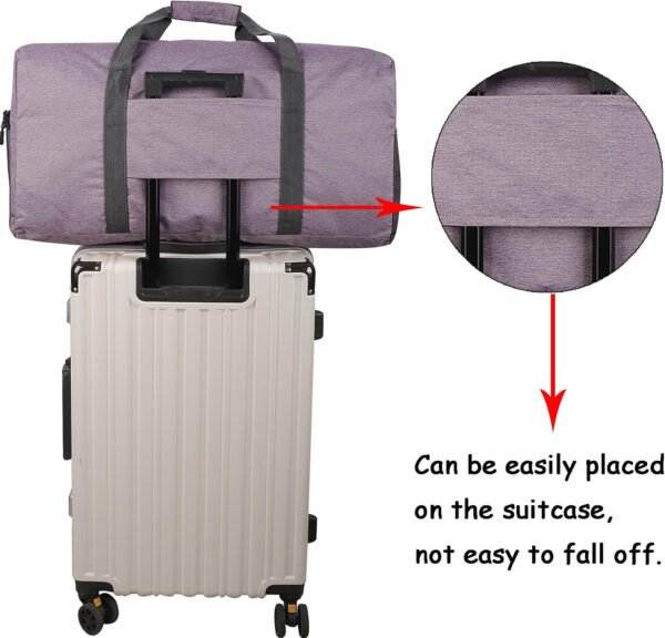 Woogwin Bolsa de viaje grande plegable impermeable para la playa, natación, piscina, deportes, gimnasio - Imagen 124