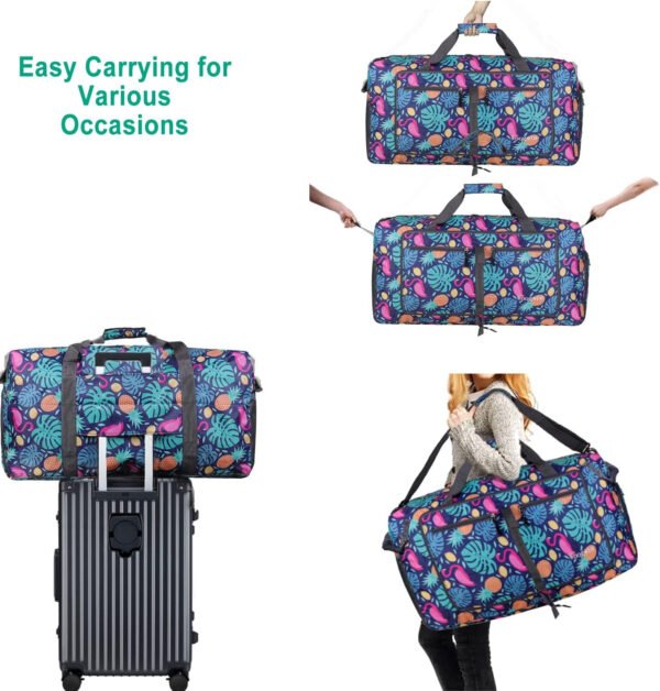 Woogwin Bolsa de viaje grande plegable impermeable para la playa, natación, piscina, deportes, gimnasio - Imagen 130