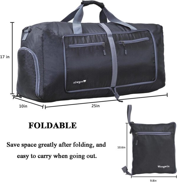 Woogwin Bolsa de viaje grande plegable impermeable para la playa, natación, piscina, deportes, gimnasio - Imagen 134