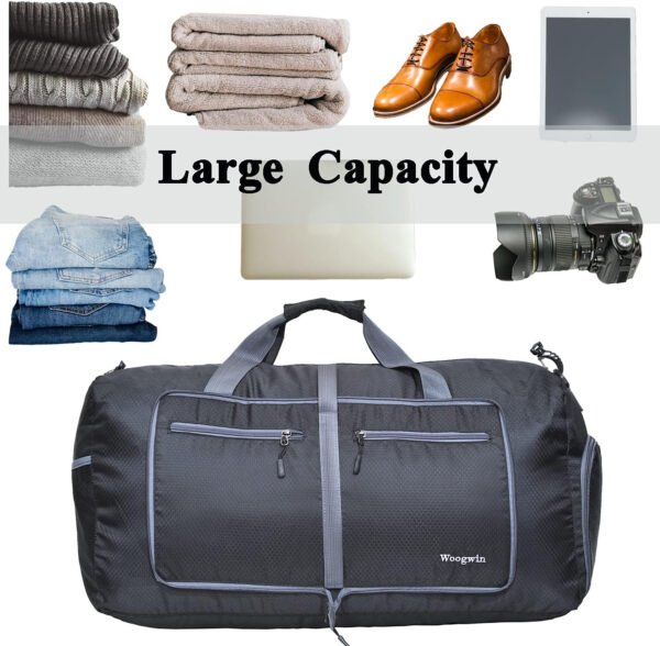 Woogwin Bolsa de viaje grande plegable impermeable para la playa, natación, piscina, deportes, gimnasio - Imagen 137