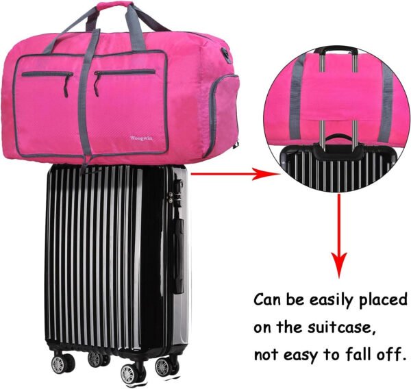 Woogwin Bolsa de viaje grande plegable impermeable para la playa, natación, piscina, deportes, gimnasio - Imagen 148