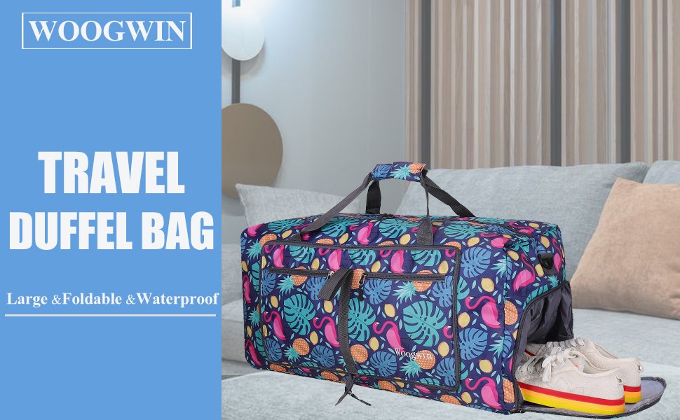 Woogwin - Bolsa de viaje grande plegable impermeable para bolsas de natación en la playa