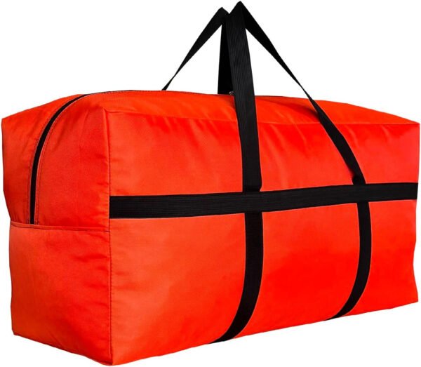Bolso deportivo con almacenamiento extragrande, con cremalleras y asas, bolso de viaje grande y plegable - Imagen 9