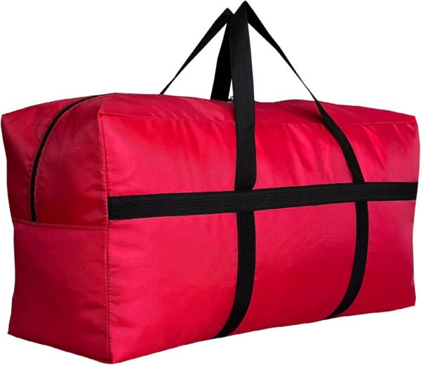 Bolso deportivo con almacenamiento extragrande, con cremalleras y asas, bolso de viaje grande y plegable - Imagen 13