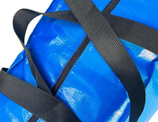 Bolso deportivo con almacenamiento extragrande, con cremalleras y asas, bolso de viaje grande y plegable - Imagen 23