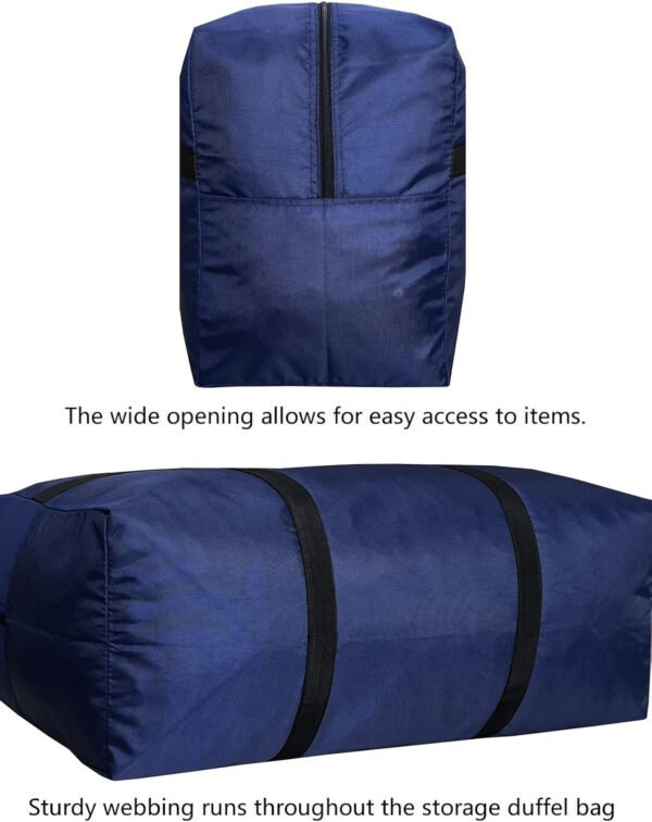 Bolso deportivo con almacenamiento extragrande, con cremalleras y asas, bolso de viaje grande y plegable - Imagen 39