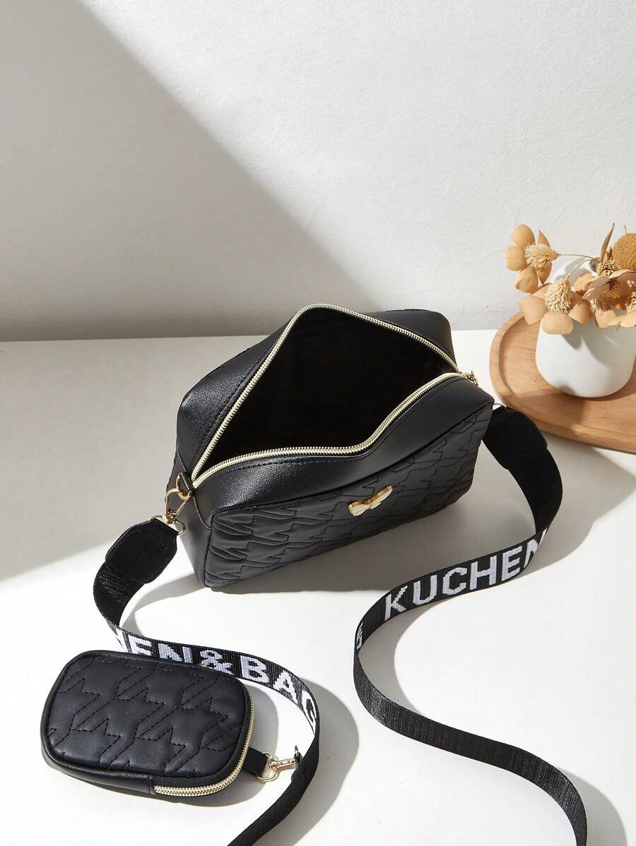 Bolso de mujer con diseño de mariposa, bolso cruzado, bolso acolchado, bolso de mano, bolsillo pequeño, cartera - Imagen 60