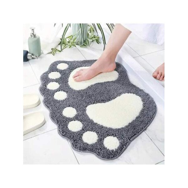 1 pieza Alfombra de baño absorbente de agua y antideslizante, hecha de microfibra suave y lavable a máquina. Alfombra de baño grande para pies, decoración de baño, alfombra de piso, alfombra de entrada, decoración de otoño, accesorios de baño, decoración de entrada